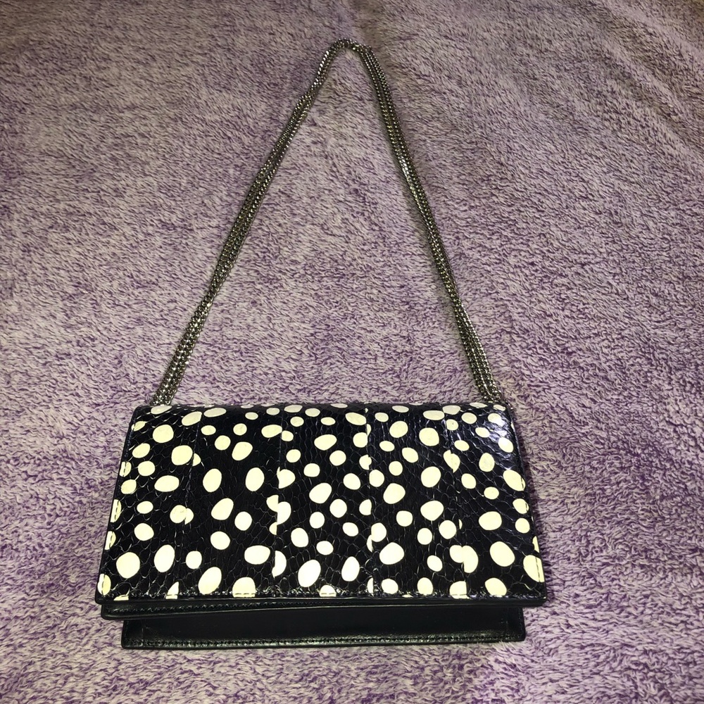 Diane Von Furstenberg clutch with strap